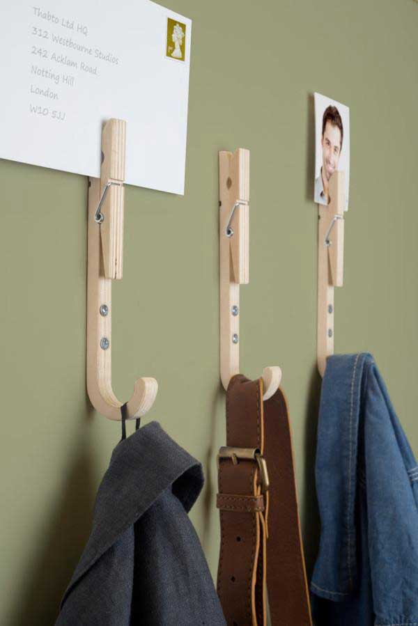 20 Creative Uses for Clothespins You Can Make For Your Home13