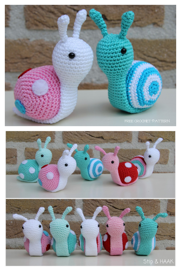 Amigurumi Snail Free Crochet Patterns