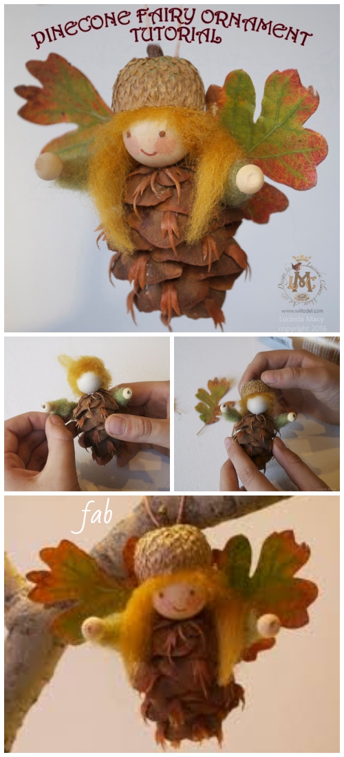 DIY Pinecone Fairy Tutorials