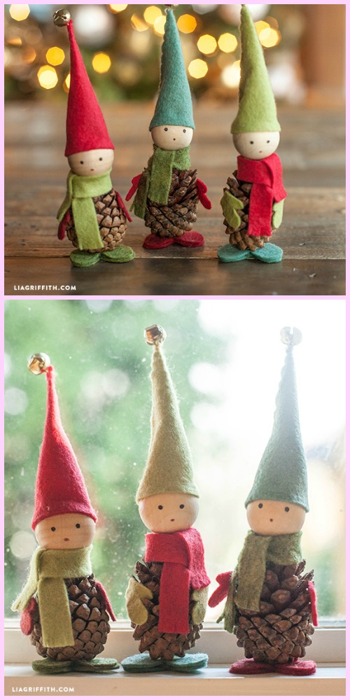 DIY Pinecone Fairy Tutorials