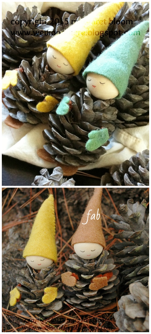 DIY Pinecone Fairy Tutorials