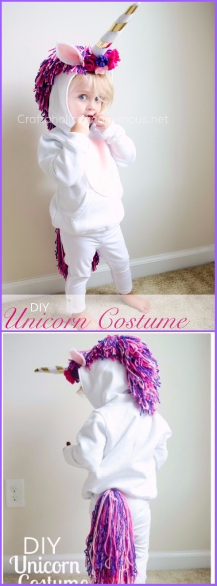 DIY Halloween Unicorn Costume Tutorial