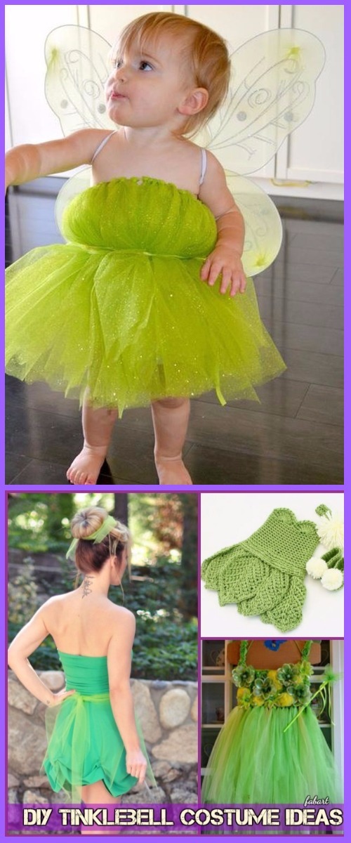 DIY Halloween Tinklebell Costume Ideas and Tutorials