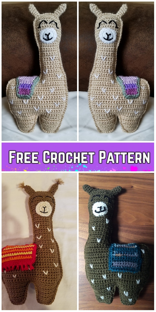 Crochet Llama Animal Toy Softies Amigurumi Free Patterns