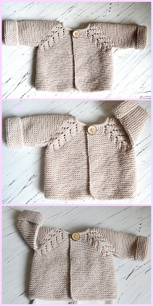 Fabulous Norwegian Fir Top Down Cardigan Knitting Pattern