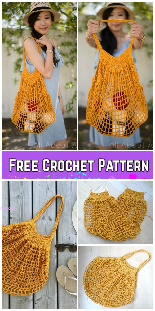 Crochet French Market Bag Free Crochet Pattern