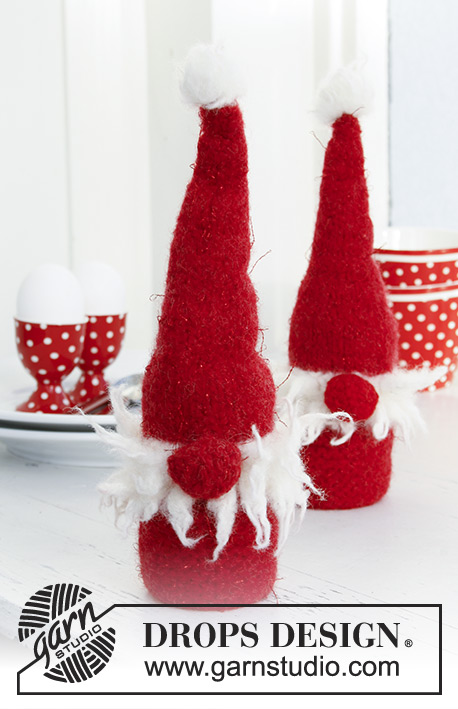Knit Santa Gnome&nbsp;Egg Sitter Free Knitting Patterns