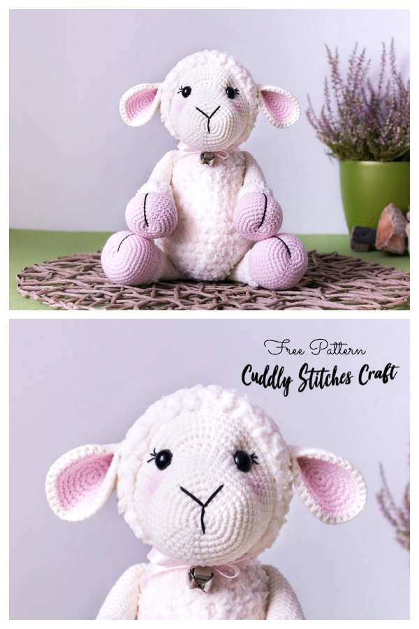 Crochet Lolla the Lamb Sheep Amigurumi Free Patterns