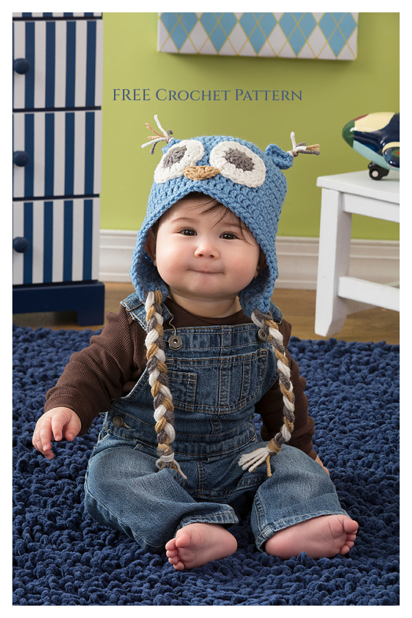 Little Hootie Baby Hat Free Crochet Pattern