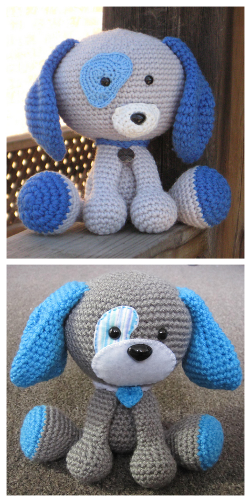 Amigurumi Domino The Dog Toy Crochet Pattern