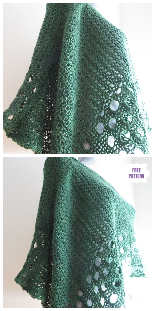 Crochet Kelley's Lace Poncho Free Crochet Pattern