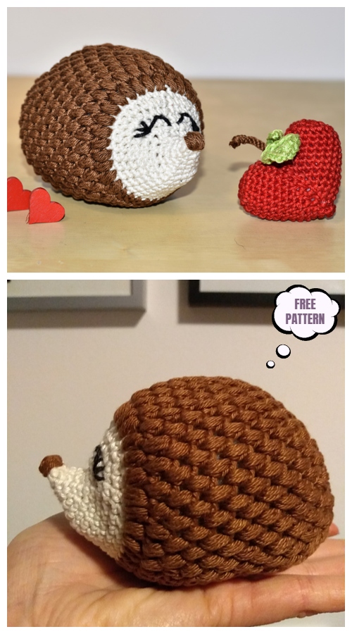 Crochet ﻿Romantic Hedgehog Amigurumi Free Patterns