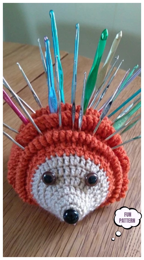 Crochet Holden the Hookhog Hedgehog Amigurumi Pattern