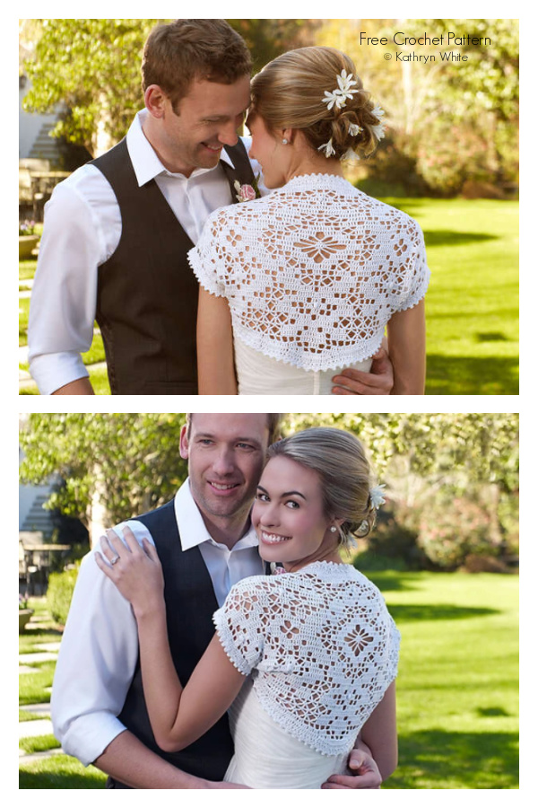 Bridal Shrug Free Crochet Patterns