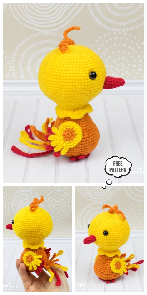 Crochet Bird Phoenix Amigurumi Free Patterns