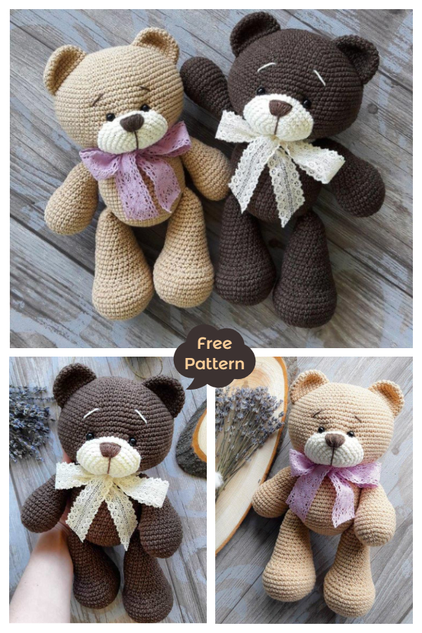 Crochet Teddy Bear Amigurumi Free Patterns