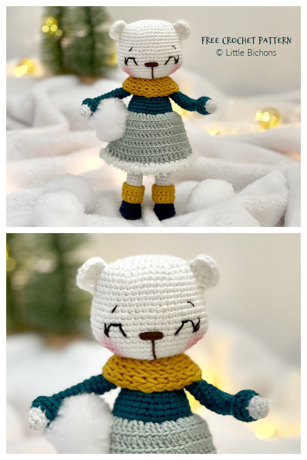Crochet Paula Bear Amigurumi Free Patterns