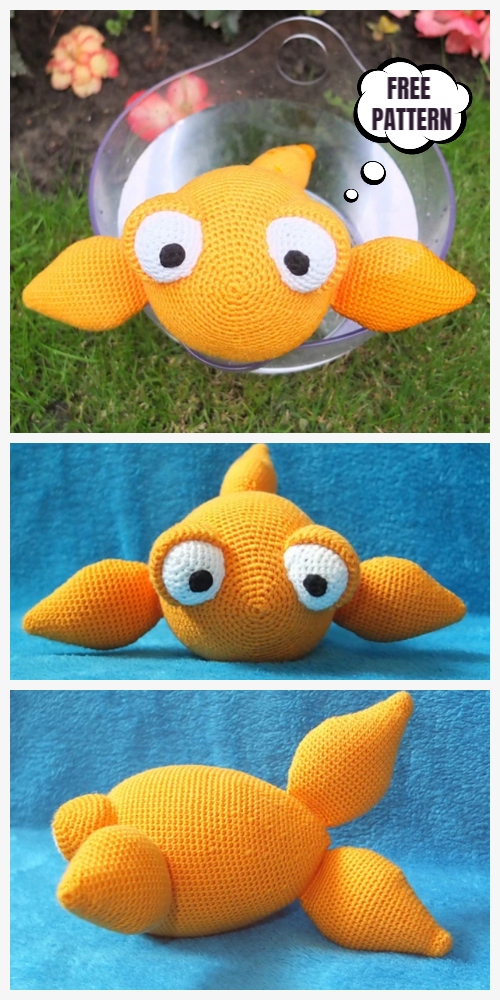 Crochet Rudi Goldfish Amigurumi Free Patterns