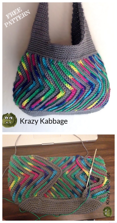 Crochet Fast-forward Chevron Purse Free Crochet Pattern