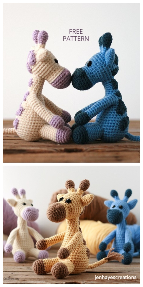 Crochet Small Giraffe Amigurumi Free Patterns