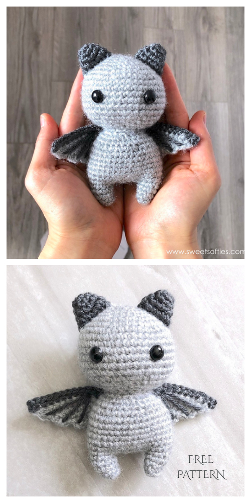 Crochet Little Brave Bat Amigurumi Free Patterns