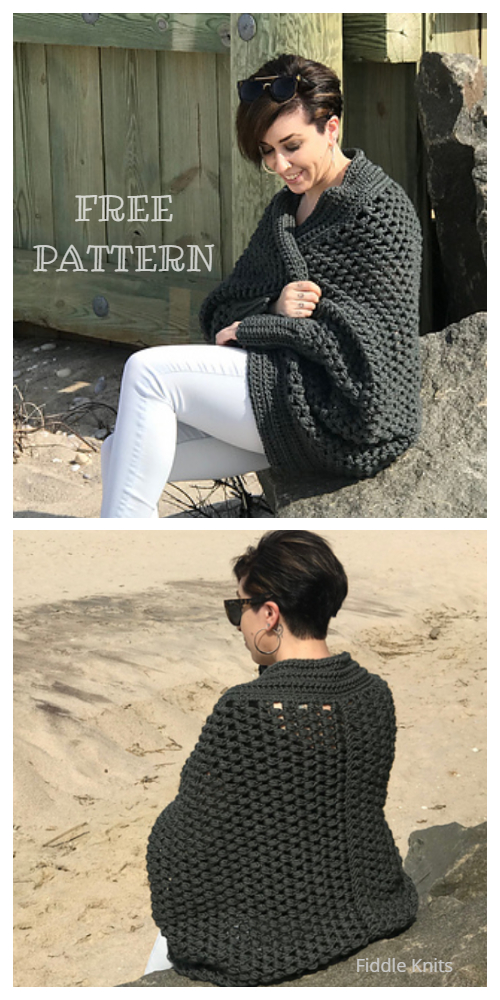 Crochet Greenlawn Chunky Shrug Free Crochet Pattern