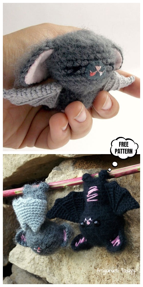 Halloween Crochet Bat Amigurumi Free Patterns