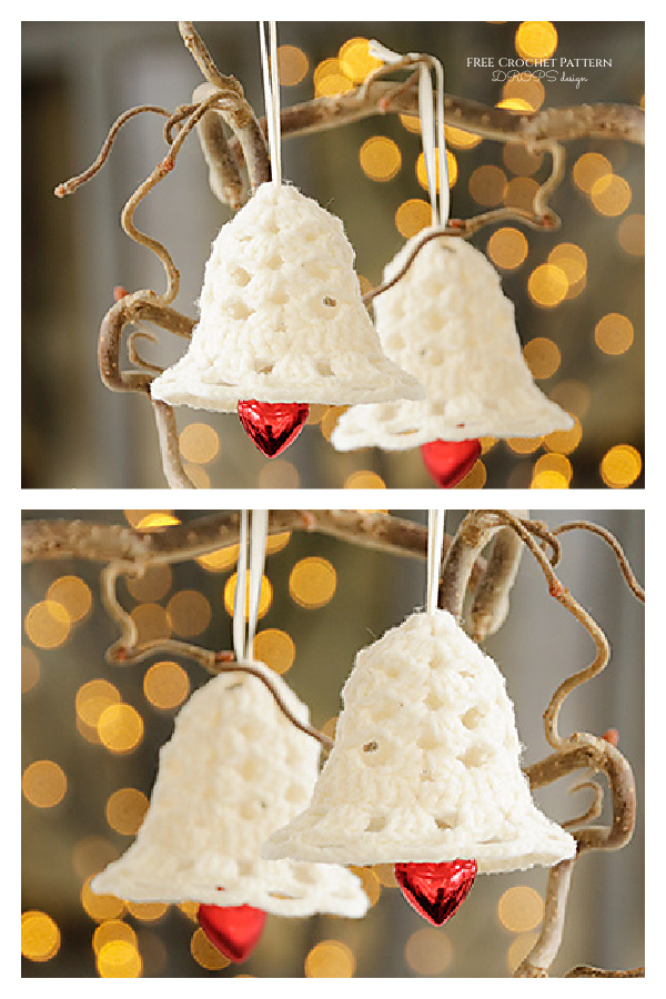 Christmas Jingle Bell Ornament Free Crochet Pattern