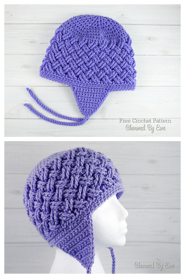 Celtic Dream Earflap Hat  Free Crochet Patterns 