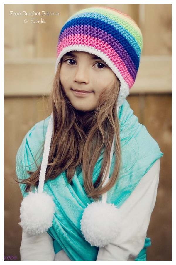 Versatile Earflap Hat Free Crochet Patterns