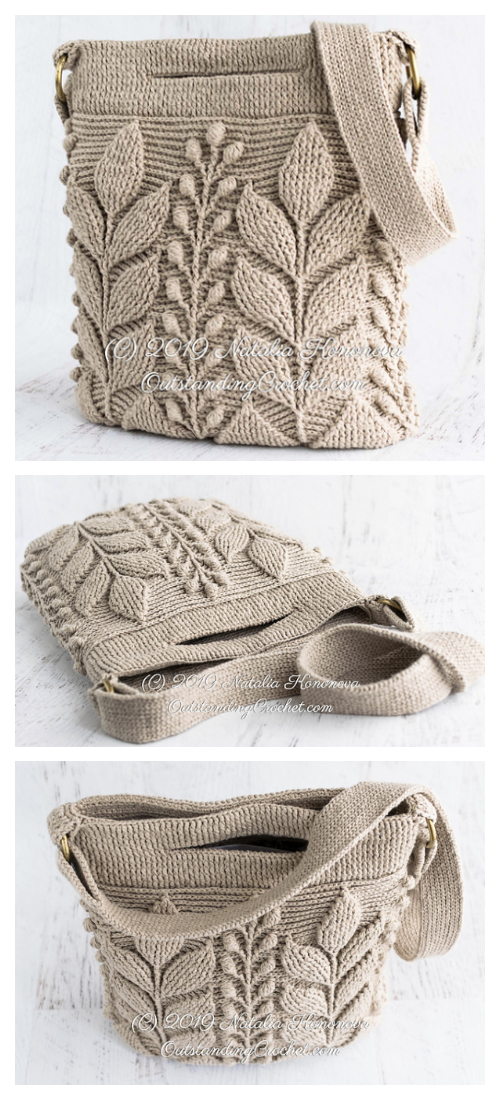 Spica Embossed Bag Crochet Patterns