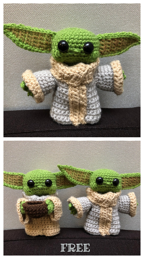 Amigurumi Baby Yoda Free Crochet Pattern