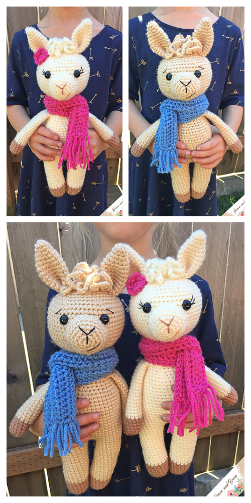 Crochet Llama Toy Amigurumi Free Pattern