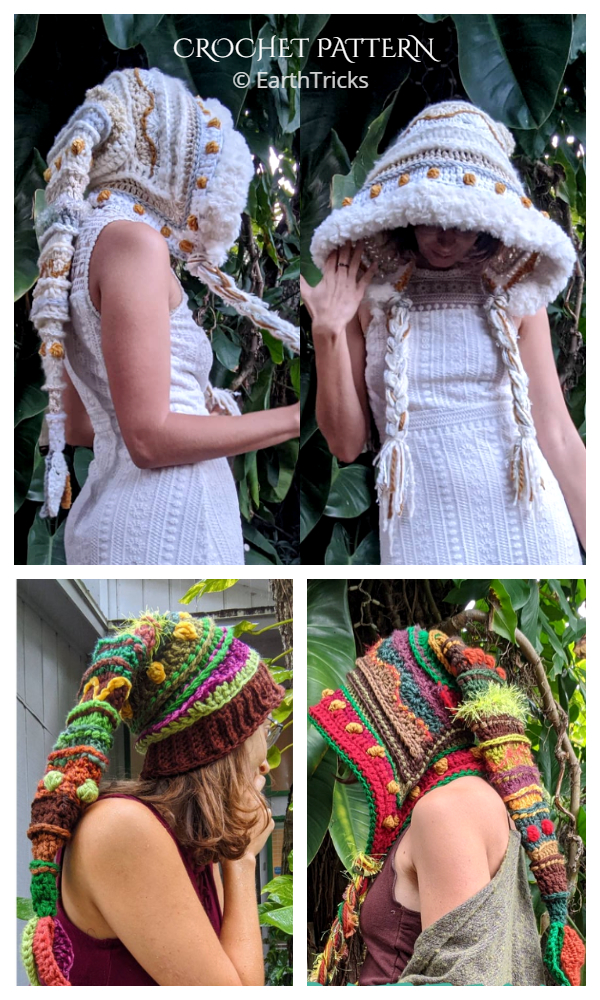 Fae Elf Hood Crochet Patterns