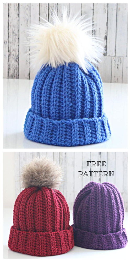 The Easiest Hat Free Crochet Patterns