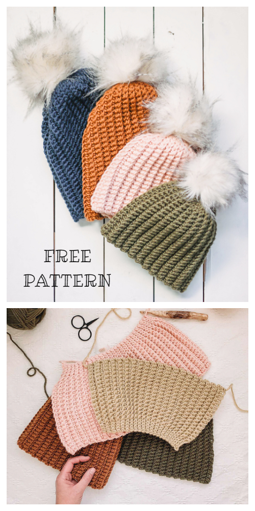 The Easiest Hat Free Crochet Patterns