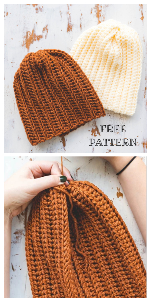 Brooklyn Ridge Easy Hat Free Crochet Patterns