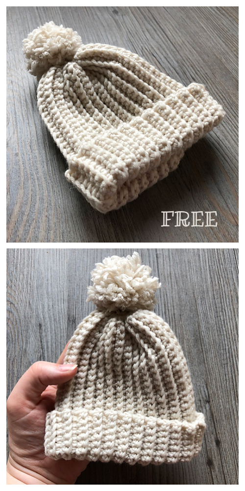 The Easiest Kids Hat Free Crochet Patterns