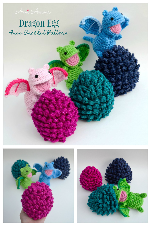 Crochet Dragon Egg Amigurumi Free Patterns