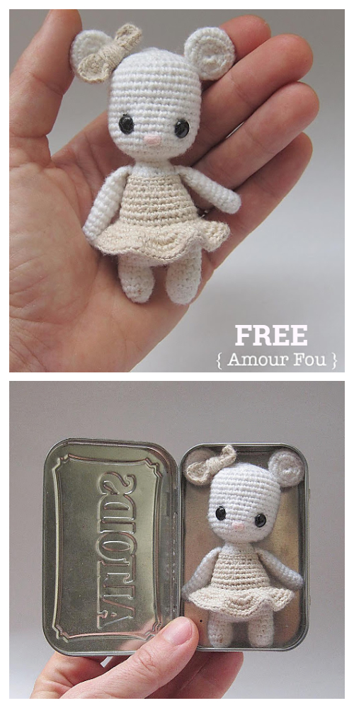 Crochet the Tiny Mouse Amigurumi Free Pattern