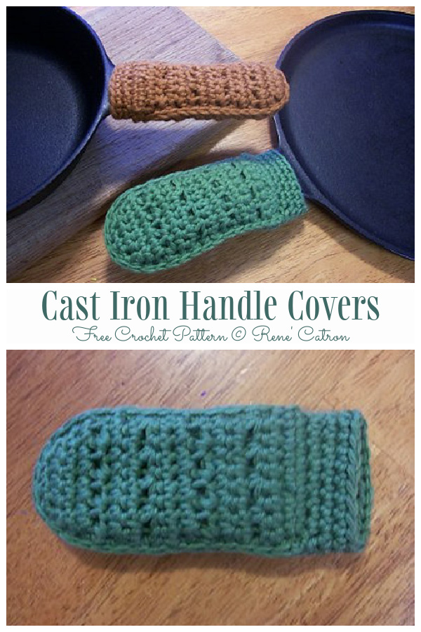 Cast Iron Handle Covers Free Crochet Patterns