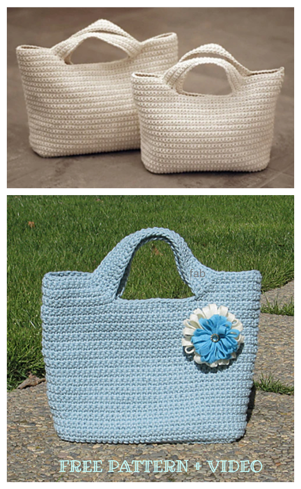 Starling Handbag Free Crochet Pattern + Video