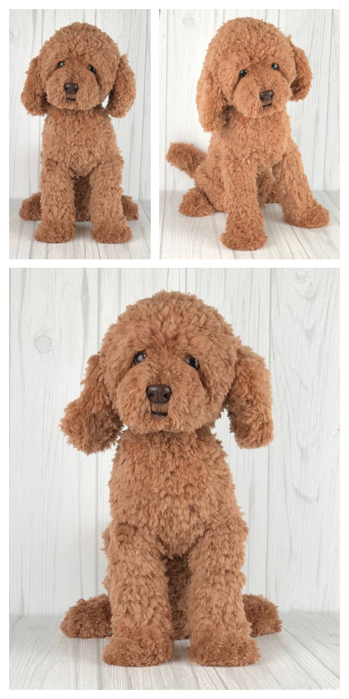 Amigurumi Furry Poodle Dog Crochet Patterns
