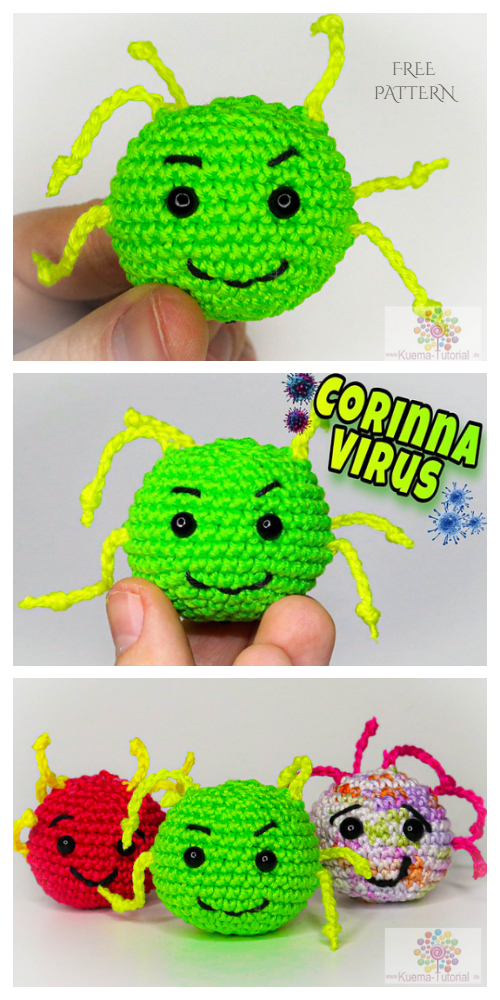 Crochet Coronavirus Amigurumi Free Patterns 