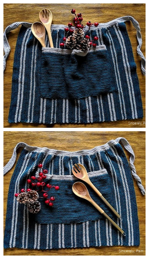 Farmhouse Kitchen Apron Free Crochet Patterns