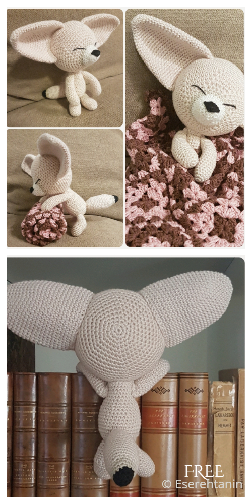 Crochet Sleepy Fox Amigurumi Free Patterns