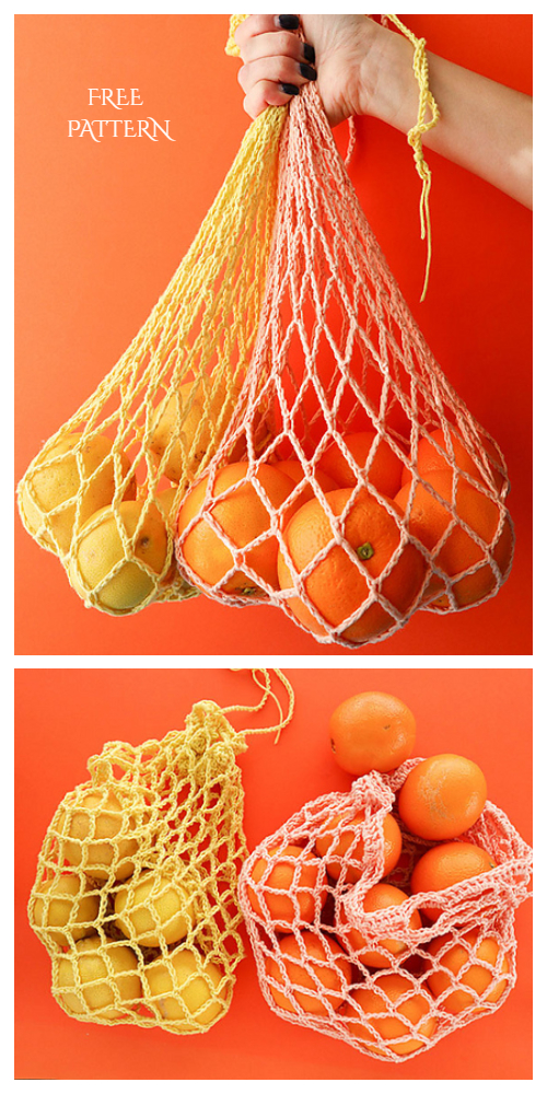 Reusable Produce Bag Free Crochet Patterns