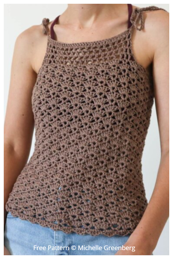 The Waterlily Lace Top Free Crochet Patterns