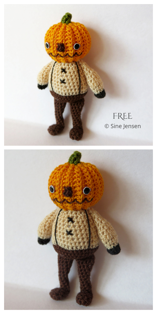 Crochet Pieter the Pumpkin Doll Amigurumi Patterns