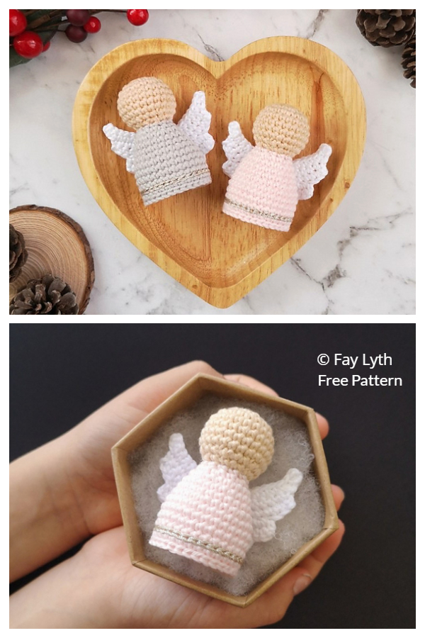 Amigurumi Christmas Angel Ornament Free Crochet Patterns